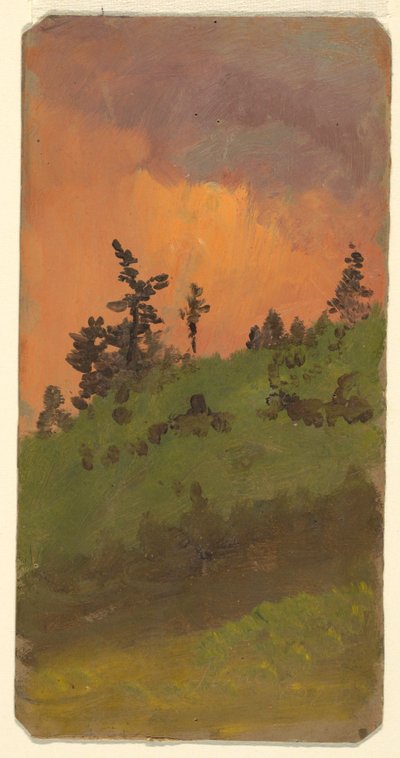 Landschaft im Wald, Juni 1870 von Frederic Edwin Church