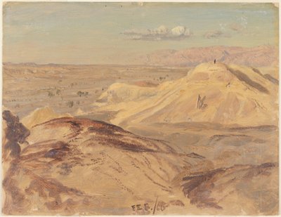 Landschaft nahe Petra, Februar 1868 von Frederic Edwin Church