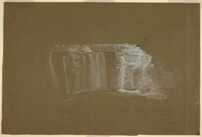 Unterer Wasserfall, Genesee River, Rochester, New York, 1848 von Frederic Edwin Church