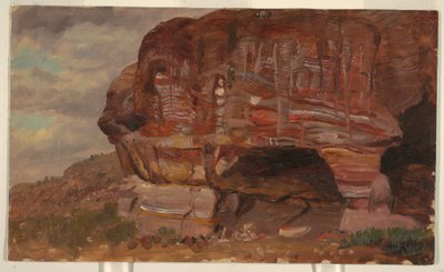 Studie eines zoomorphen Felsens, Petra, 1868 von Frederic Edwin Church