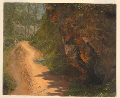 Zeichnung, Waldweg, Jamaika, Juni 1865 von Frederic Edwin Church