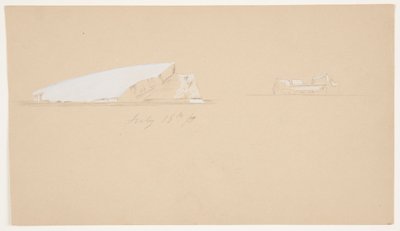 Schwimmende Eisberge von Frederic Edwin Church