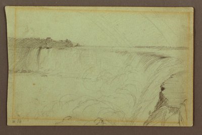 Horseshoe Falls mit einem Doppelregenbogen, Niagara River, Kanada von Frederic Edwin Church