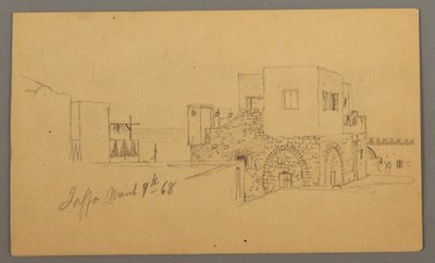 Jaffa-Straßenecke, Palästina [Tel Aviv, Israel] von Frederic Edwin Church