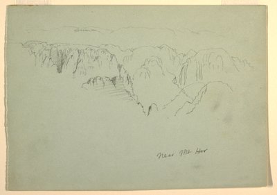 Berg, Wady el-Arabah, 23. Februar 1868 von Frederic Edwin Church