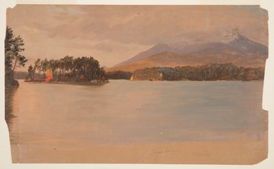 Mt. Katahdin vom Togue-Teich von Frederic Edwin Church