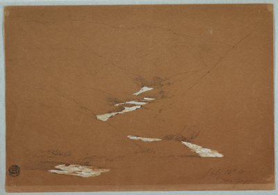 Enges Bergtal mit Kaskadenstrom in der Nähe von Ysapan, Ecuador von Frederic Edwin Church