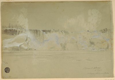 Niagarafälle im Schnee, vom Nordwesten von Frederic Edwin Church