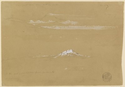 Sincholagua, Morgen, vom Tempel der Sonne, Quito von Frederic Edwin Church