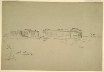 Skizzen, Paestum, Süditalien von Frederic Edwin Church