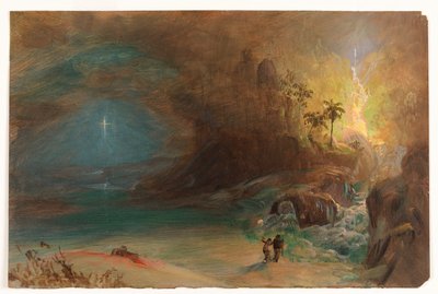 Studie für "Apotheose von Thomas Cole" von Frederic Edwin Church