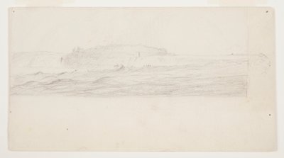 Studie für ein Gemälde der Niagarafälle von Frederic Edwin Church