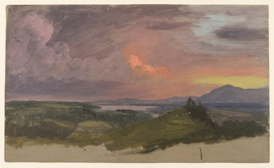 Sonnenuntergang im Hudson Valley von Frederic Edwin Church