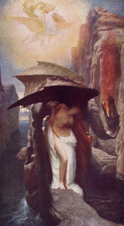 Perseus und Andromeda, Illustration aus dem Buch 