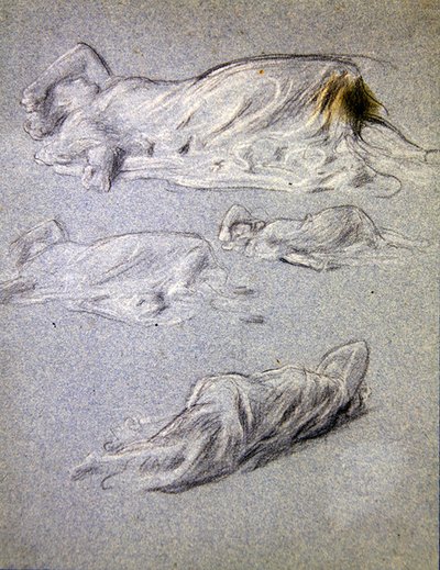 Studie für Cymon und Iphigenia von Frederic Leighton