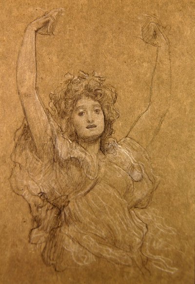 Studie eines tanzenden Mädchens von Frederic Leighton