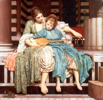 Die Musikstunde von Frederic Leighton