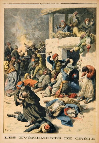 Ereignisse auf Kreta, aus "Le Petit Journal", 26. Juli 1896 von Frederic Lix