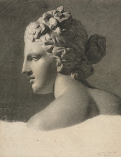 Studie eines Gipsabgusses von Frederic Millet