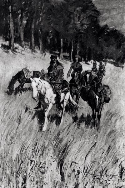 Frühe Pioniere auf dem Blue Ridge, graviert von F. H. Wellington, aus 