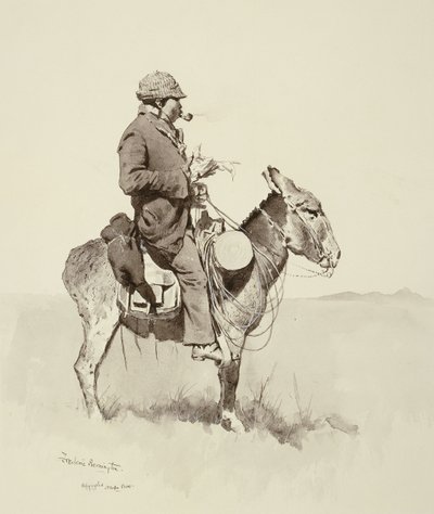 Jacks Mann William, Ein Moderner Sancho Panza von Frederic Remington