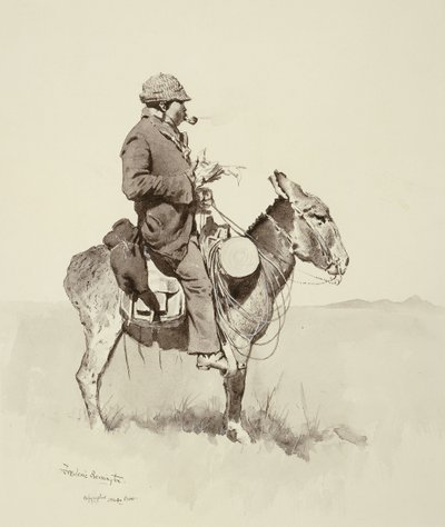 Jacks Mann William, Ein Moderner Sancho Panza von Frederic Remington
