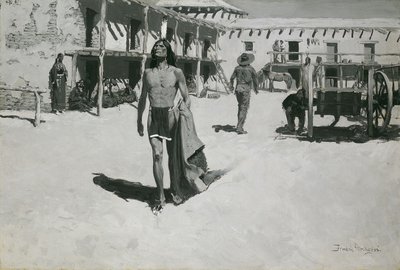 Nichts als fröhliche Blicke folgten der Fledermaus von Frederic Remington