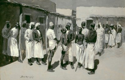 Sklavenmarkt von Frederic Remington