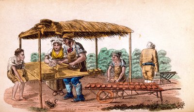 Der Ziegelmacher aus Ackermanns Welt im Miniaturformat von Frederic Shoberl