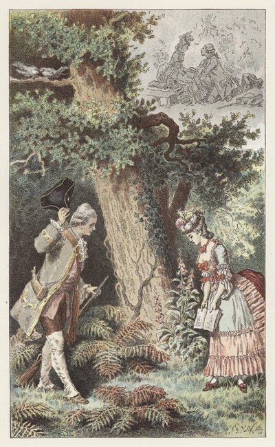 Allons dans ce petit bois charmant von Frederic Theodore (after) Lix