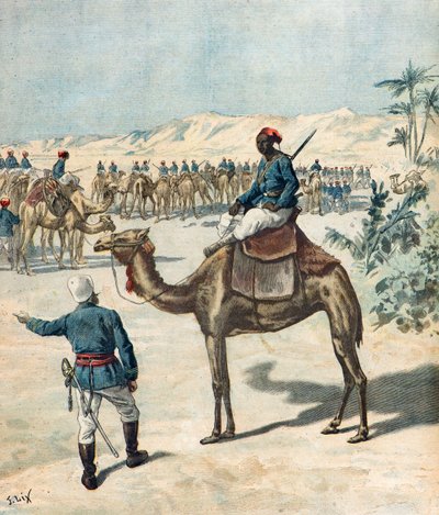 Französische Kolonialtruppen von Frederic Theodore Lix