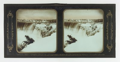 Niagarafälle Winteransichten, Table Rock, kanadische Seite von Frederic and William Langenheim