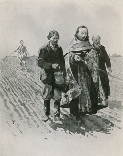 Segnung des Bodens vor der Aussaat: Kleinrussland von Frederic de Haenen