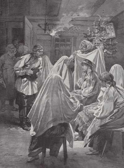 Brautwahl am Heiligabend von Frederic de Haenen