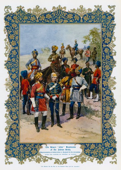 Regimenter von König Georg V. der indischen Armee von Frederic de Haenen