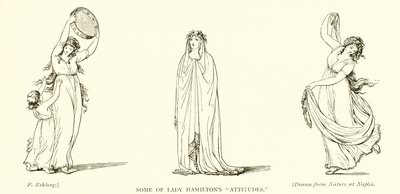 Einige von Lady Hamiltons Posen von Frederich Rehberg