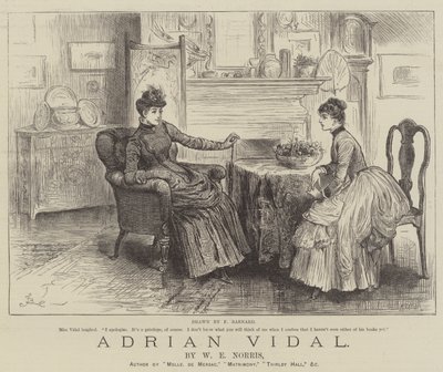 Adrian Vidal, von W E Norris von Frederick Barnard