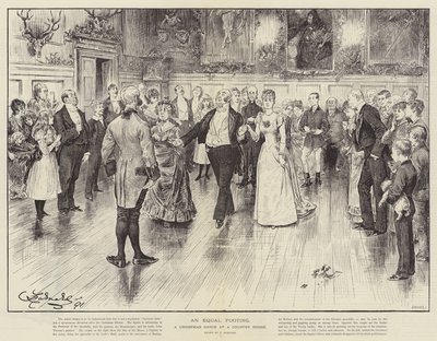 Gleiche Bedingungen, ein Weihnachtsball in einem Landhaus von Frederick Barnard