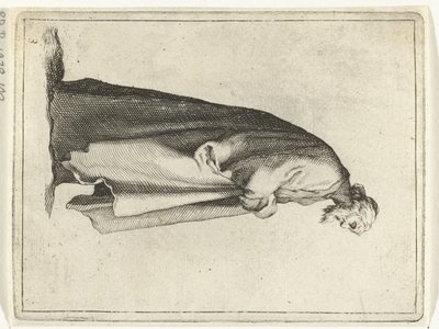 Alter Mann mit langem Mantel (15 kleine Figuren) von Frederick Bloemaert
