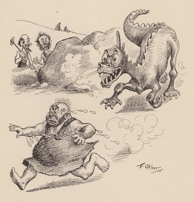Unsere antediluvianischen Vorfahren von F. Opper: Nummer Fünf von Frederick Burr Opper