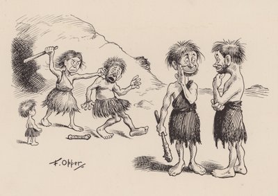 Unsere antediluvianischen Vorfahren von F. Opper: Nummer Siebenundvierzig von Frederick Burr Opper