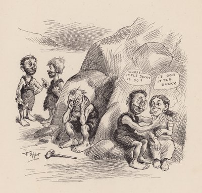 Unsere antediluvianen Vorfahren von F Opper: Nummer Einunddreißig von Frederick Burr Opper