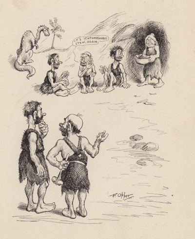 Unsere antediluvianischen Vorfahren von F. Opper: Nummer Drei von Frederick Burr Opper
