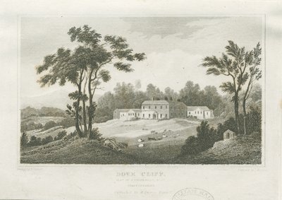 Burton-upon-Trent - Dove Cliff (Gravur) von Frederick Calvert