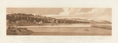 Ansicht von St. Cloud und Mt. Calvary von Pont de Seve 1802; Platte 18 aus Ansichten in Paris, das Emanuel-Volumen Nachzeichnung der Platte B1981.25.2627 von Frederick Christian Lewis the Elder