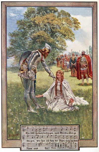 Er verbietet die Fragen, Illustration aus 