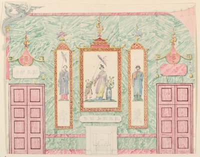 Wanderhöhung, wahrscheinlich für den Bankettsaal, Royal Pavilion, Brighton von Frederick Crace