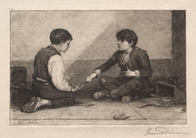Die Mora-Spieler, 1883 von Frederick Dielman