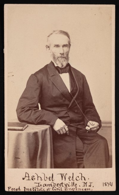 Porträt von Ashbel Welch, 1809-1882, Mai 1874 von Frederick Gutekunst