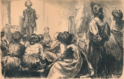 Unsere Abendkunstkurse haben begonnen, 1905 von Frederick Henry Townsend